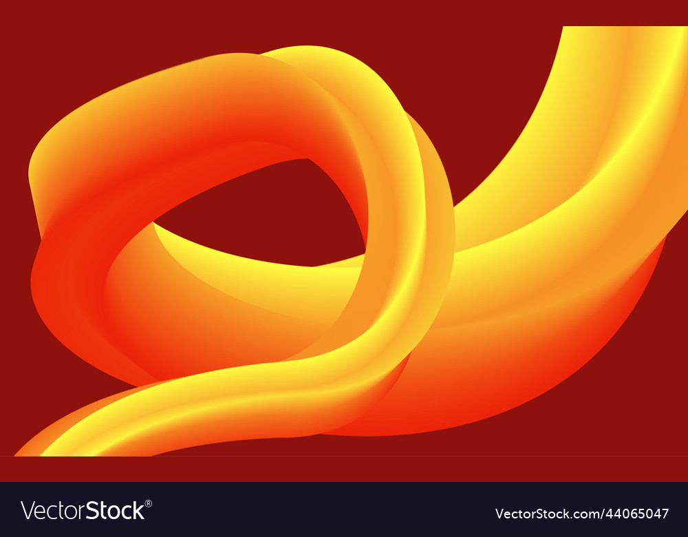 Abstract wave design element vector image Abstract wave design element