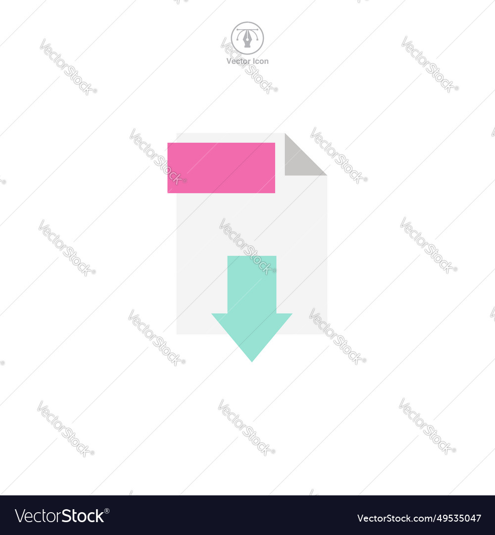 Document pdf format file icon symbol isolated vector image Document pdf format file icon symbol isolated