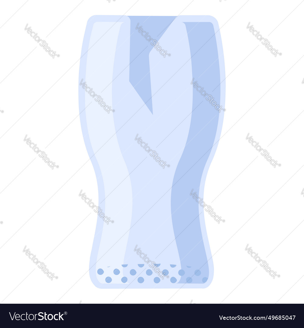 Flat glass waste broken tall beer icon