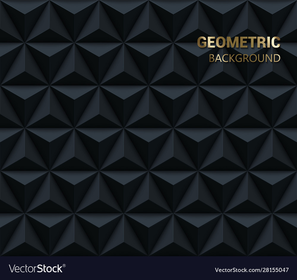 Geometric triangle pattern