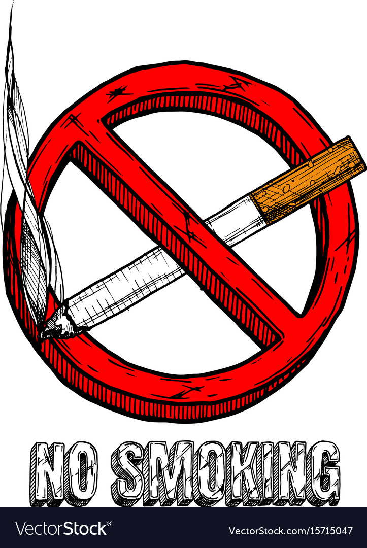 No smoking sign Royalty Free Vector Image - VectorStock