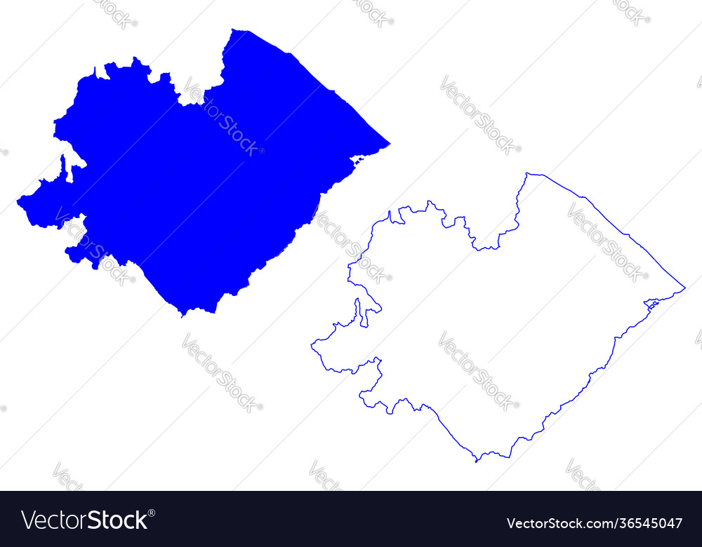 Pesaro and urbino province italy italian republic vector image Pesaro and urbino province italy italian republic