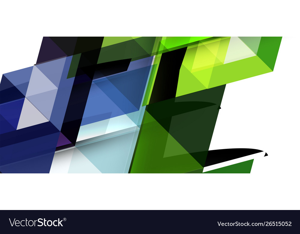 Abstract concept triangle graphic element Vector Image