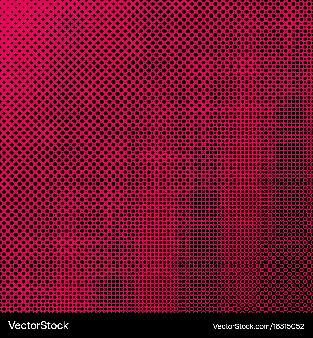 Abstract halftone circle pattern background Vector Image