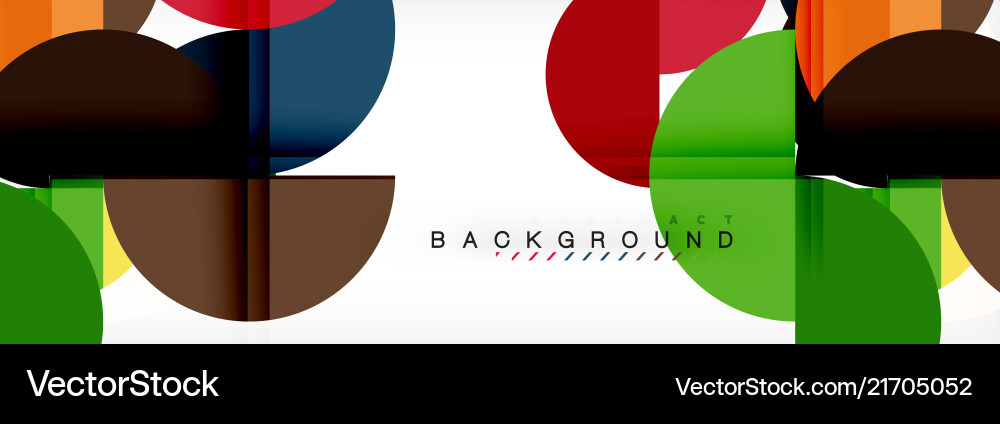 Circle abstract background geometric Royalty Free Vector