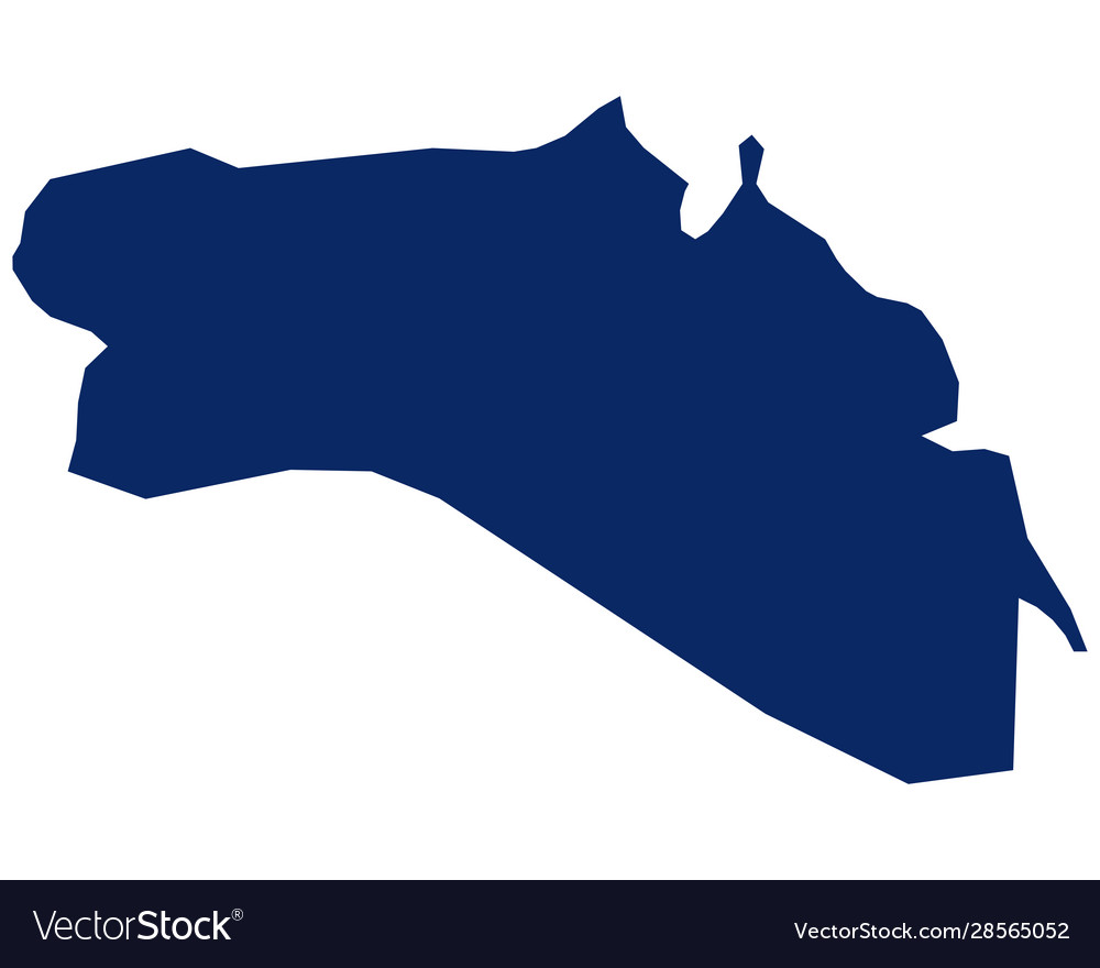 Map minorca in blue colour