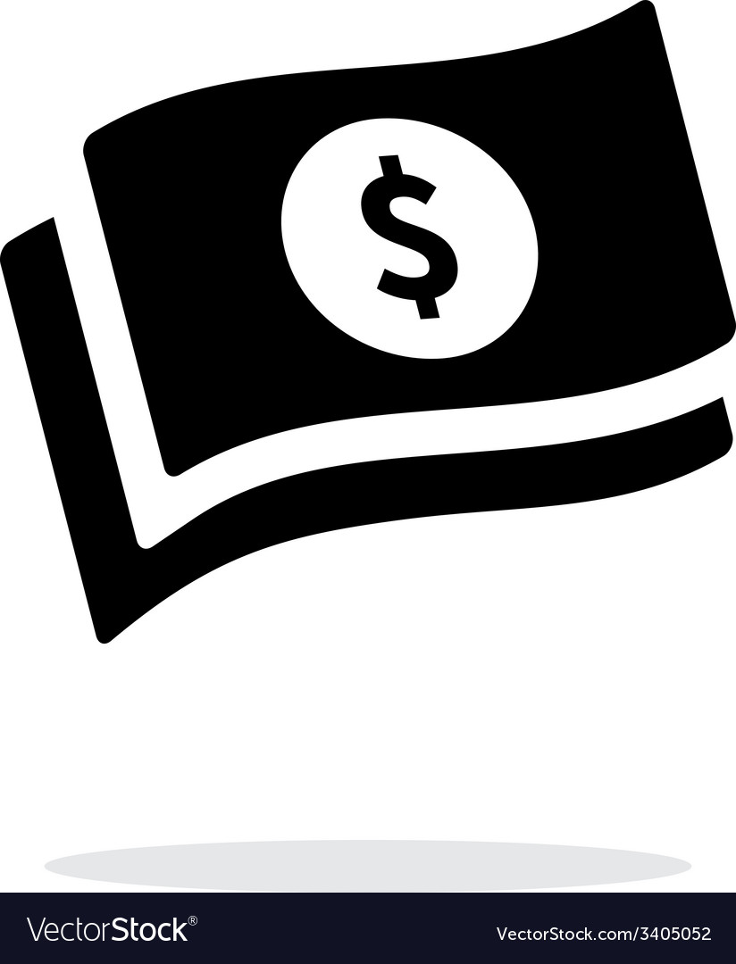 Waving Dollar Banknotes Icon