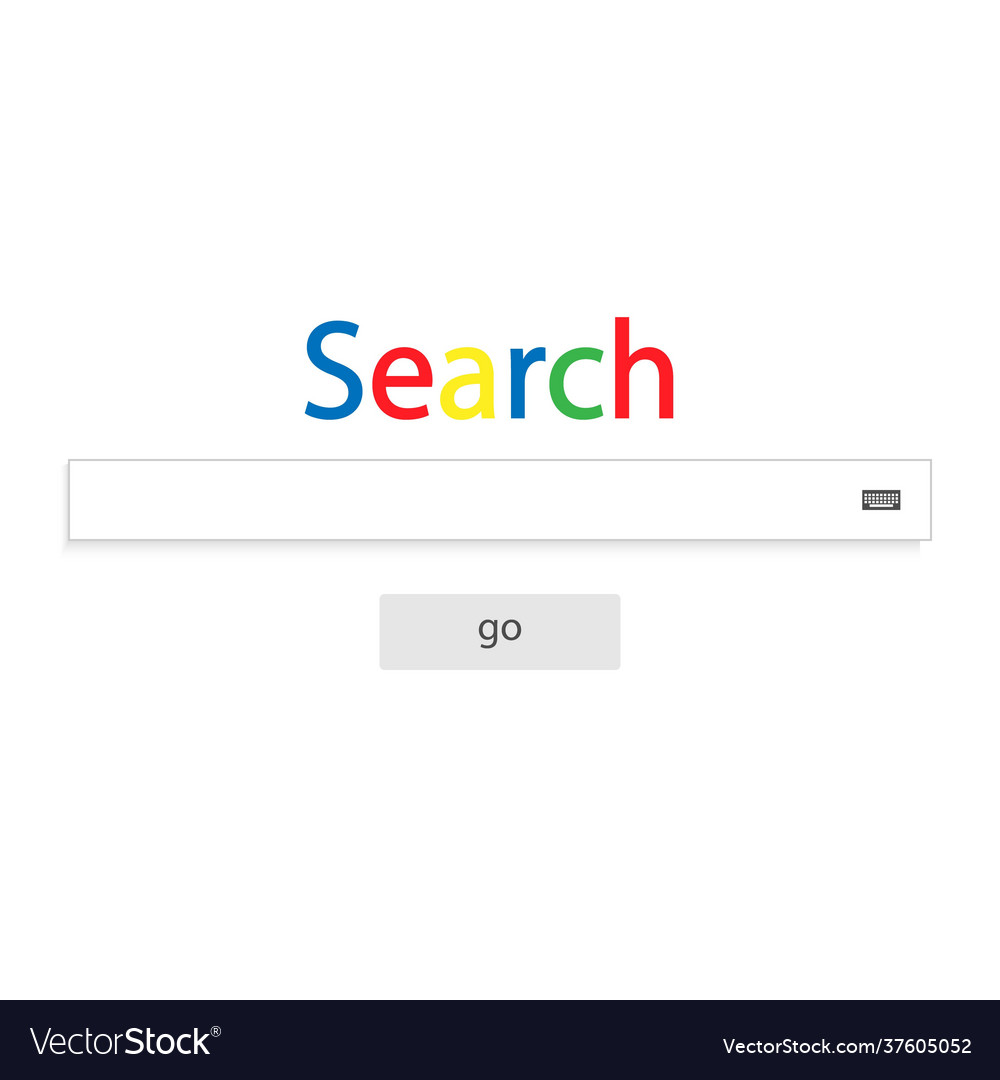 Web-Suchfeld-Bar-Set Interface-Elemente vector image Web-Suchfeld-Bar-Set Interface-Elemente