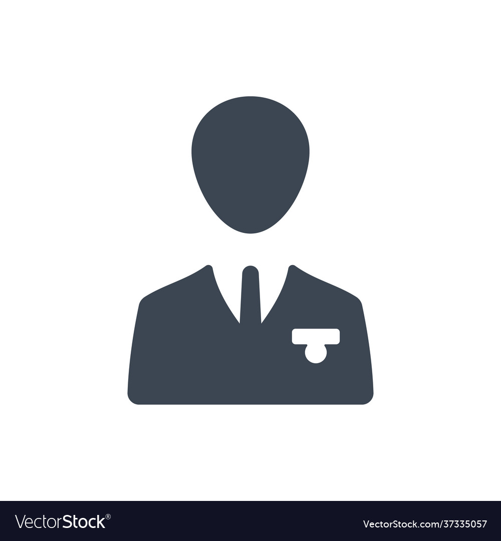 Manager icon Royalty Free Vector Image - VectorStock