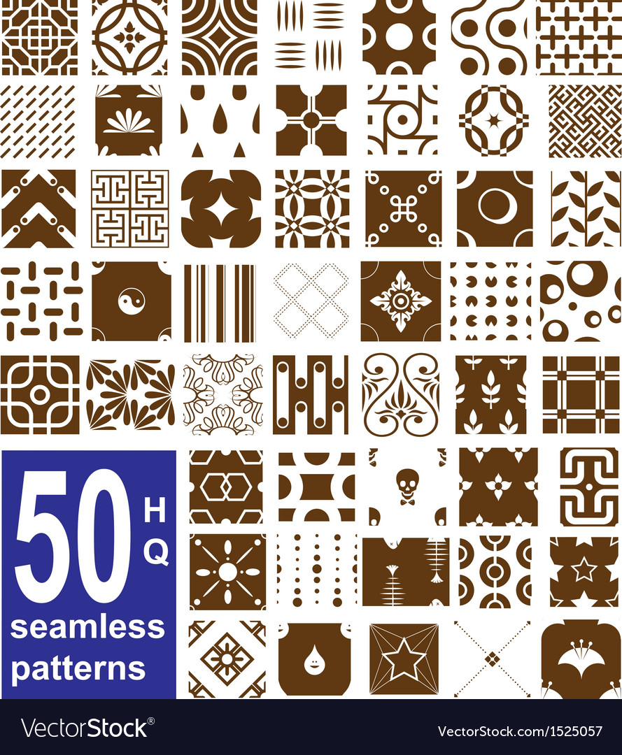 Modern Monochrome Pattern Tiles