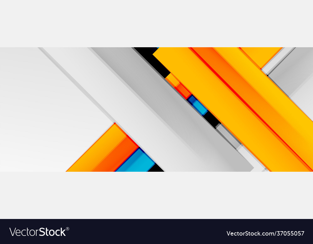 Multicolored lines background design template vector image Multicolored lines background design template