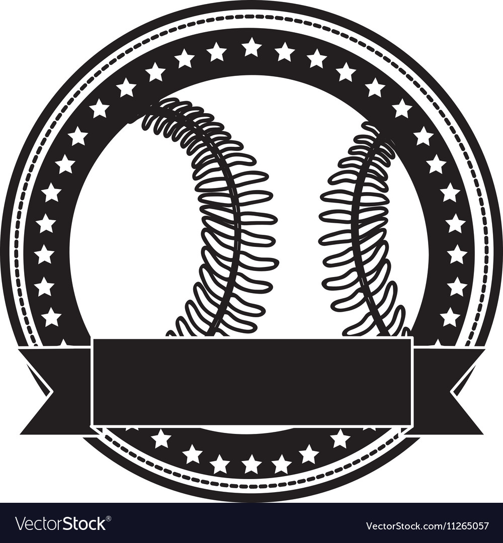 Sober baseball emblem or label icon image