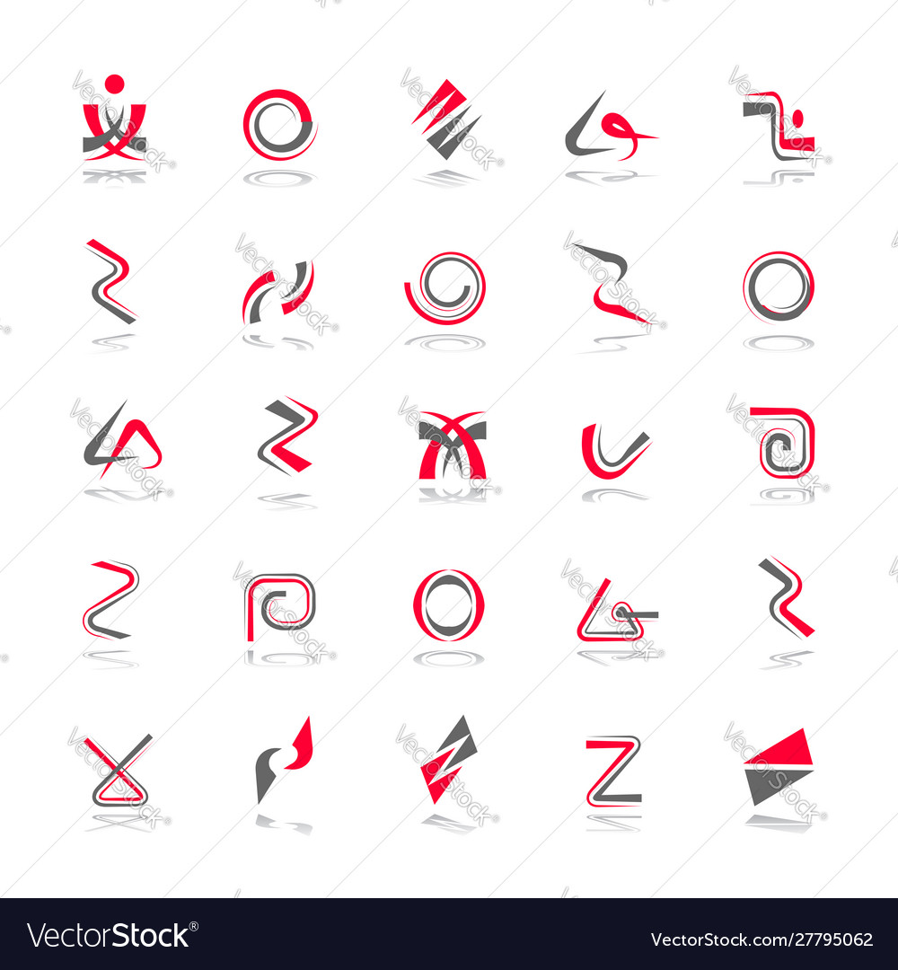 Design elements set vector image Design elements set