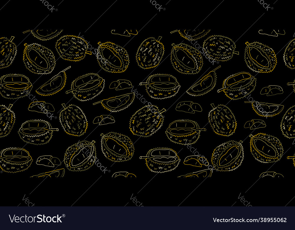 Durians seamless pattern background for your