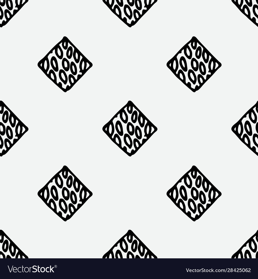 Seamless grunge doodle modern pattern geometry