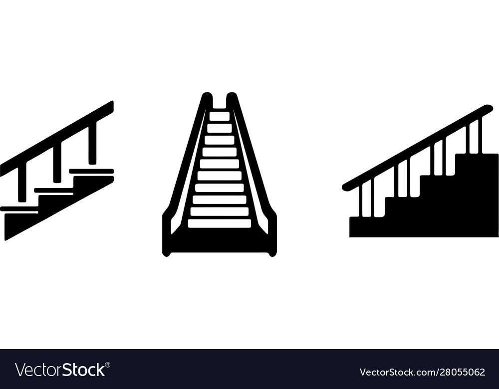 Staircase icon isolated on white background