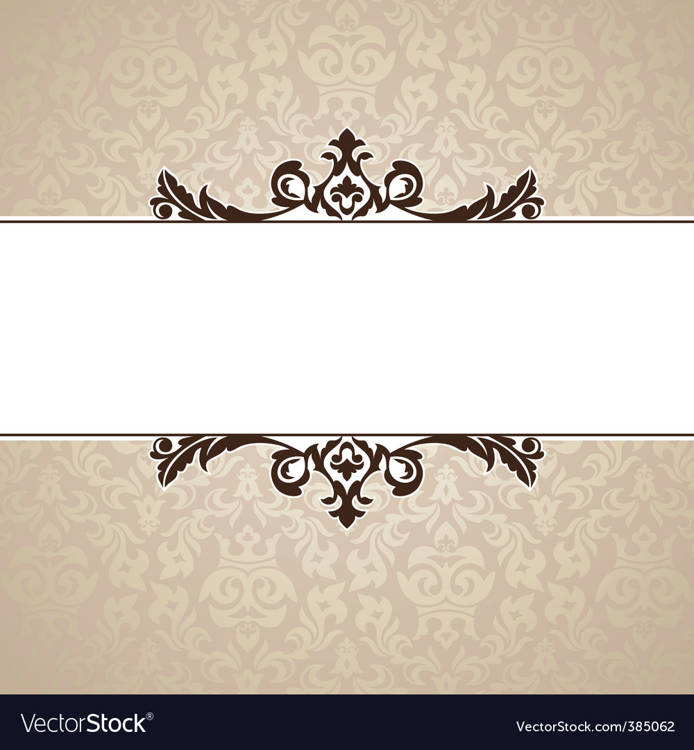 Vintage frame Royalty Free Vector Image - VectorStock