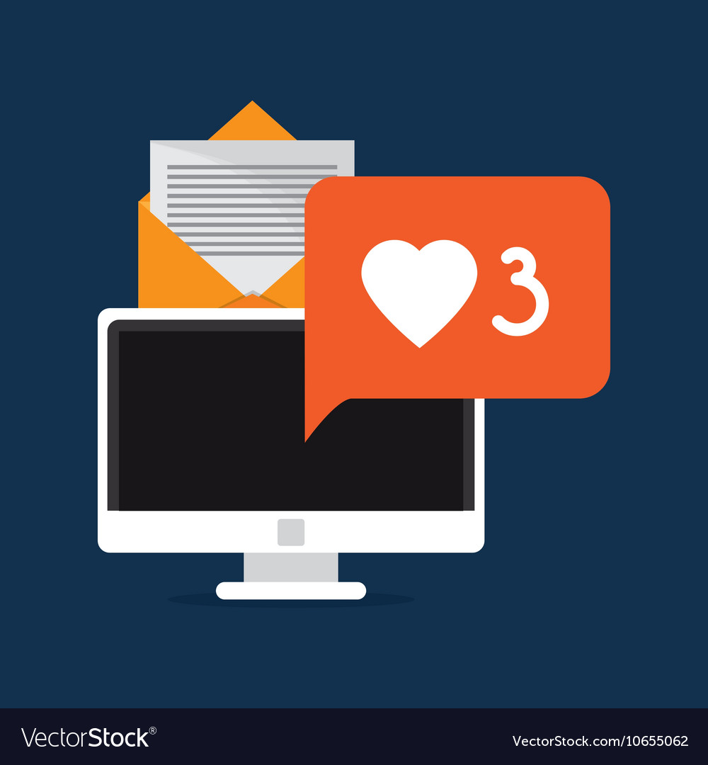 Web-Messaging durch Computerbild