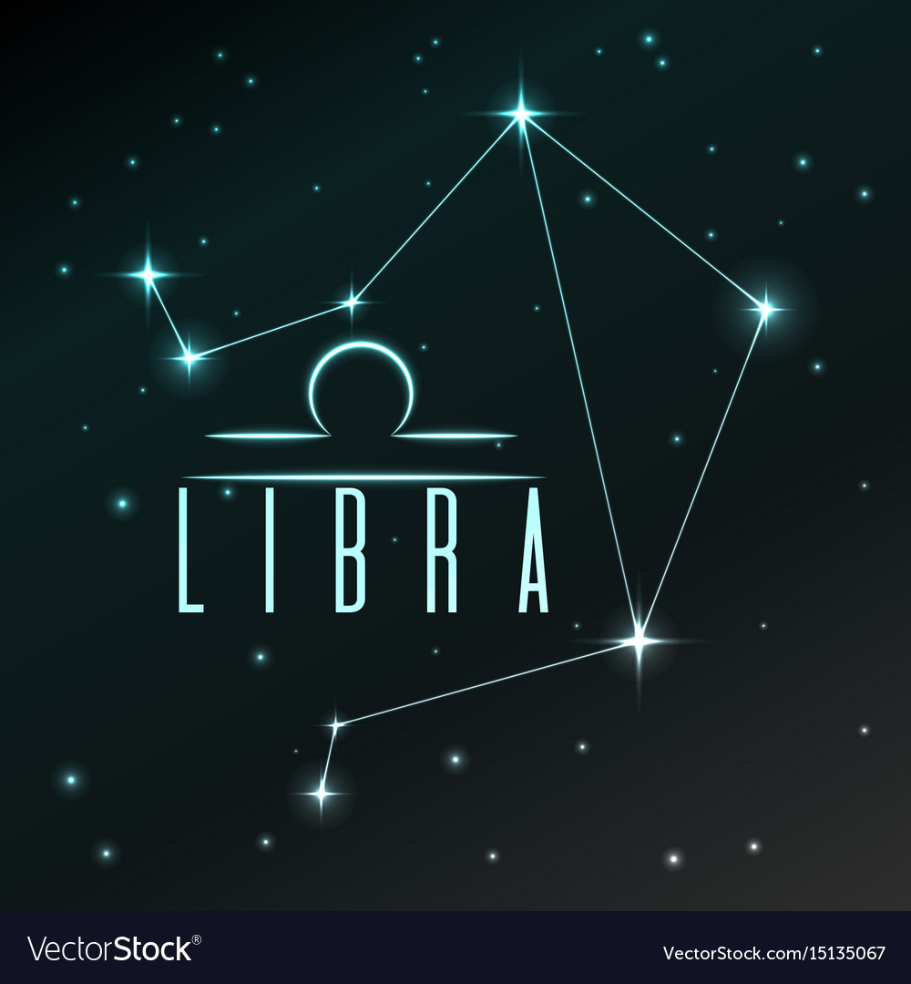 Air symbol of libra zodiac sign horoscope Vector Image