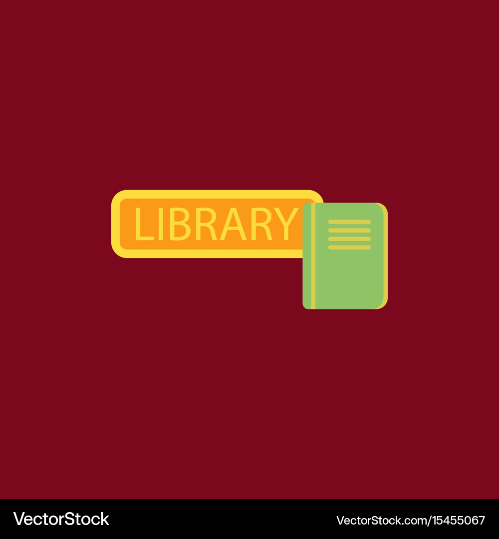 Library book Royalty Free Vector Image - VectorStock