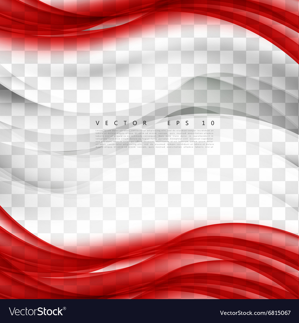 Red background curve