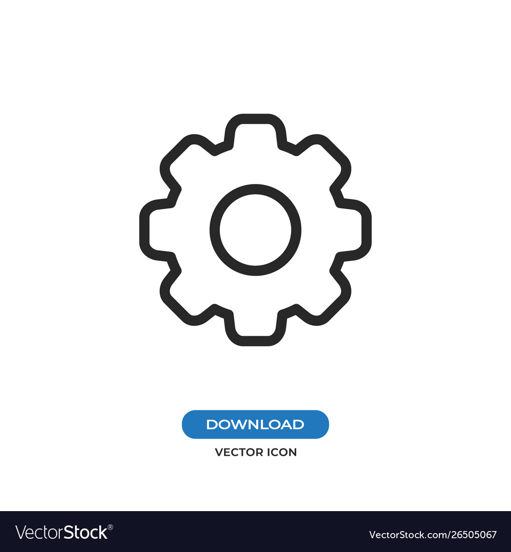 Setting icon vector image Setting icon