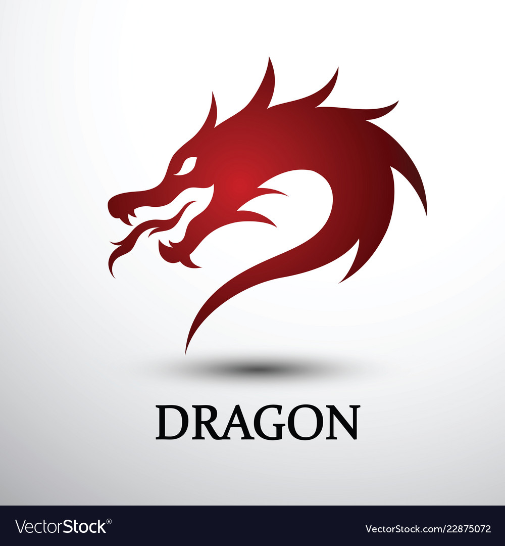 Dragon head Royalty Free Vector Image - VectorStock