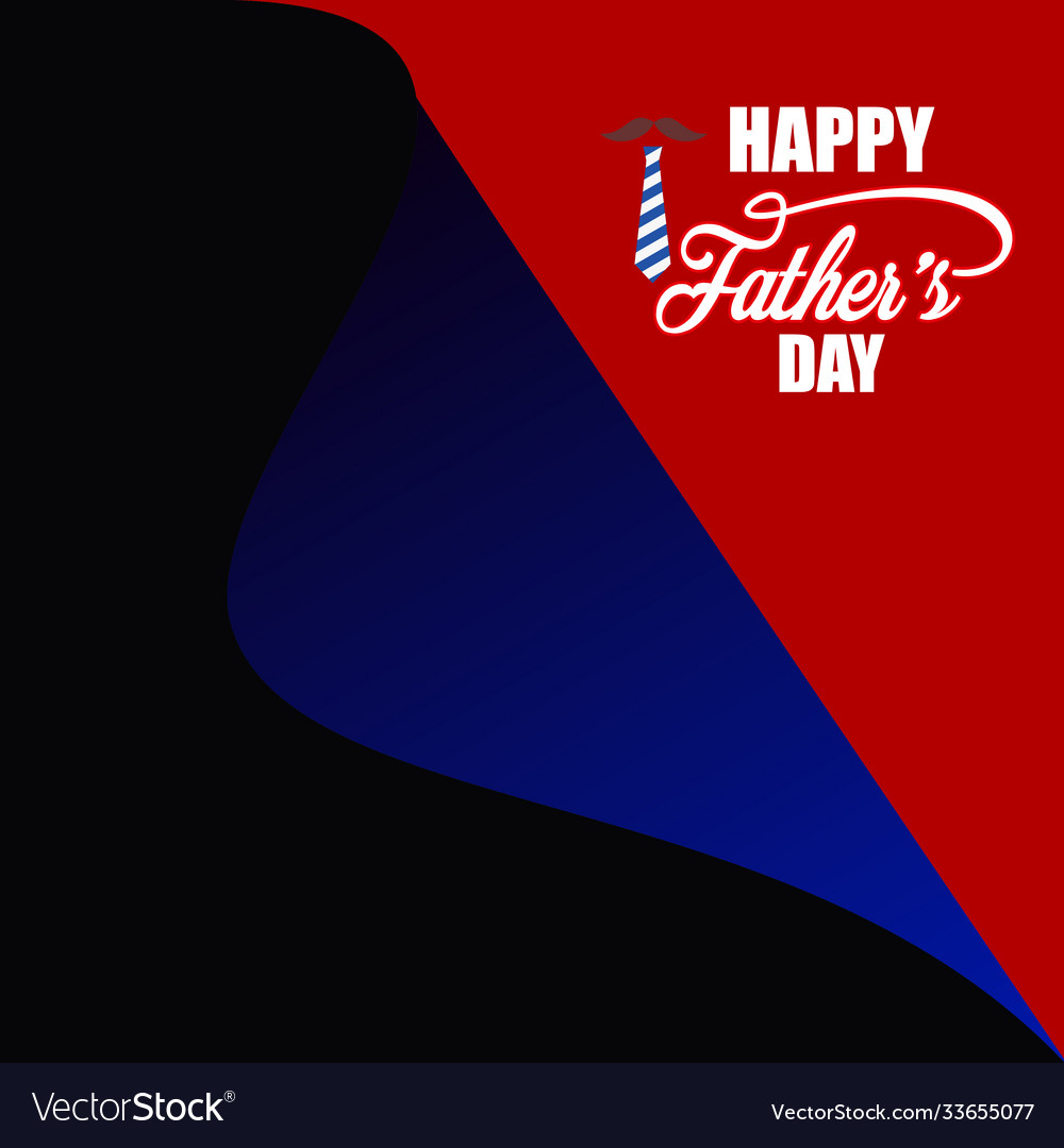 Happy fathers day template design