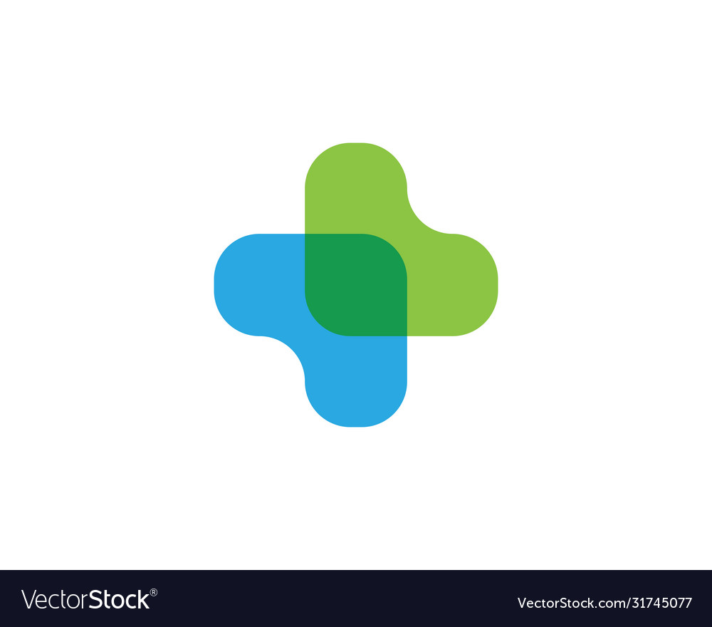 Health medical logo template