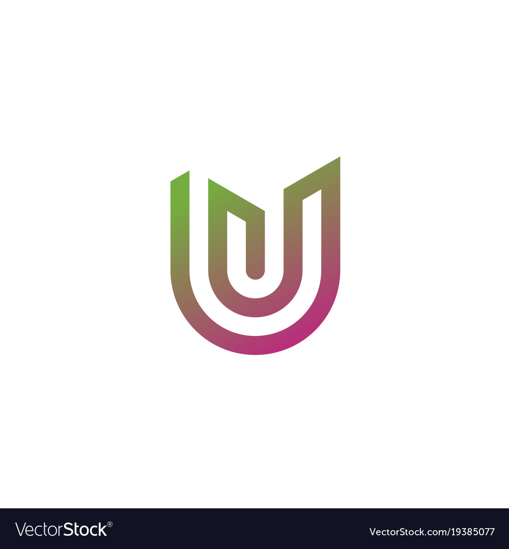 Letter u logo Royalty Free Vector Image - VectorStock