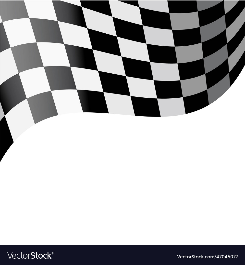 Racing flag element background concept design