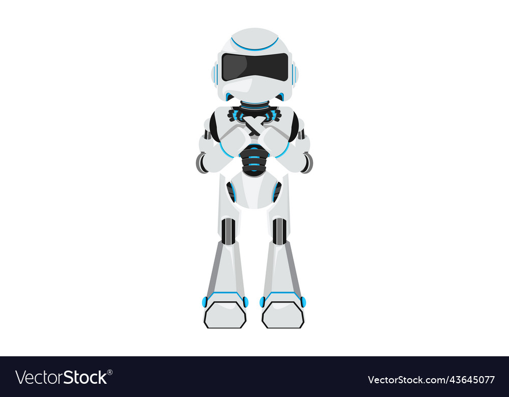 Robot Making an X Shape