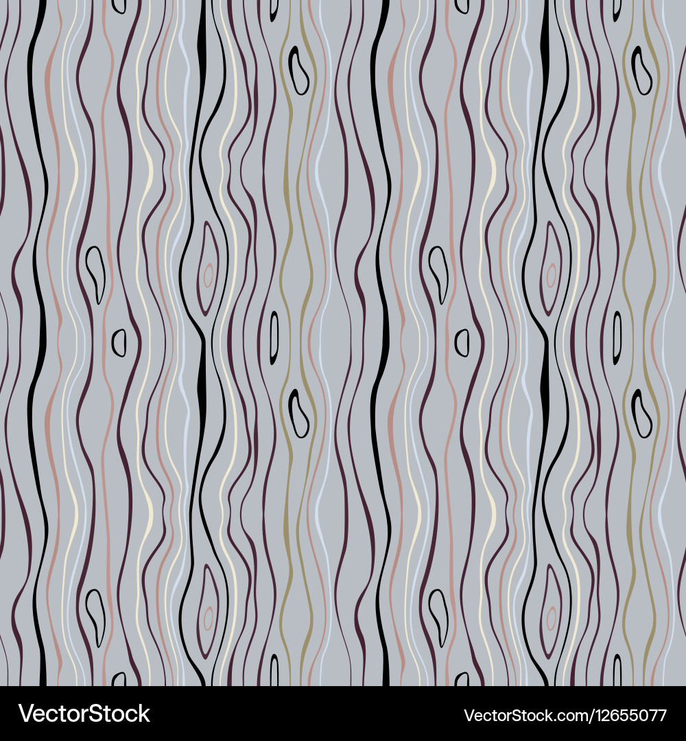 Seamless striped pattern vertical thin wavy lines Vector Image