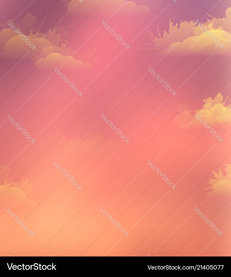 Sky and clouds Royalty Free Vector Image - VectorStock