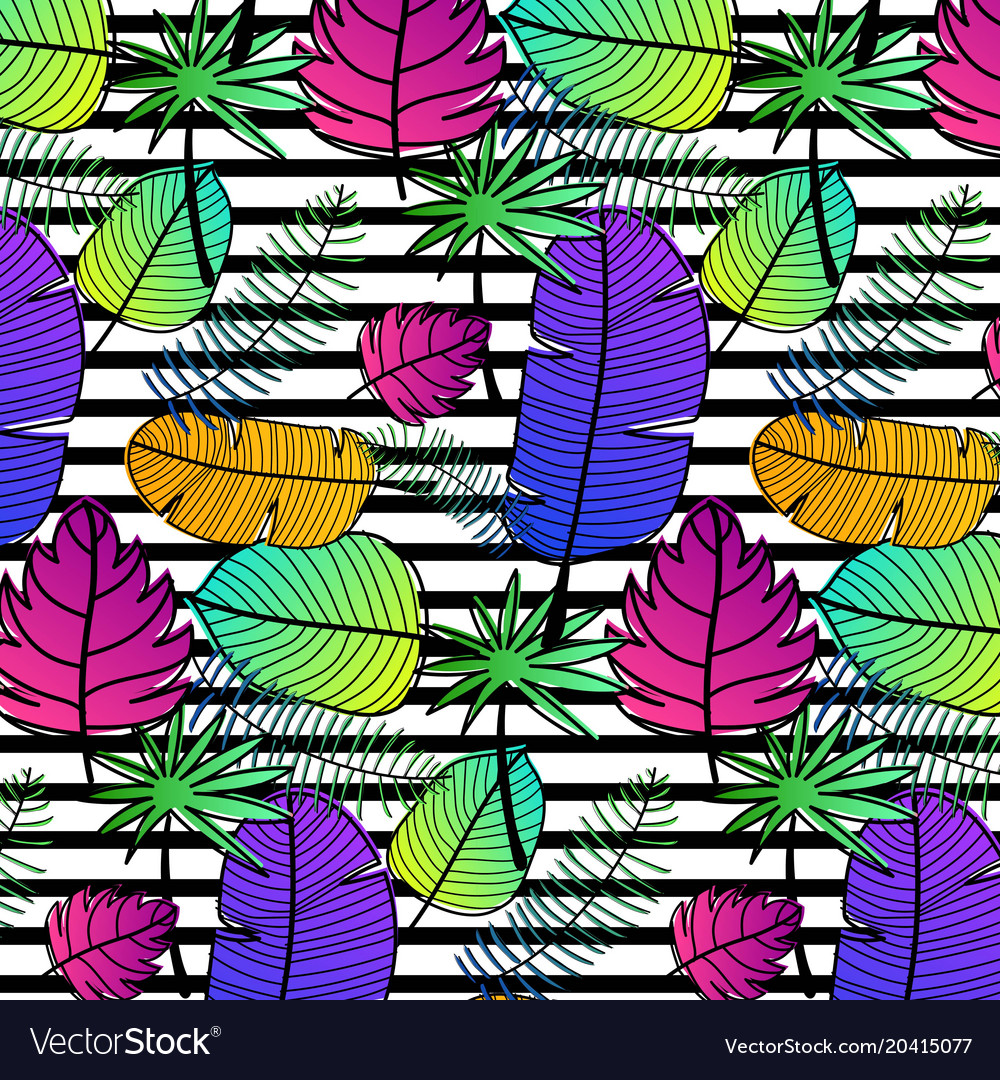 Tropical pattern background