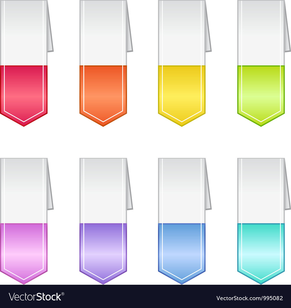 Bookmarks in pastel colors