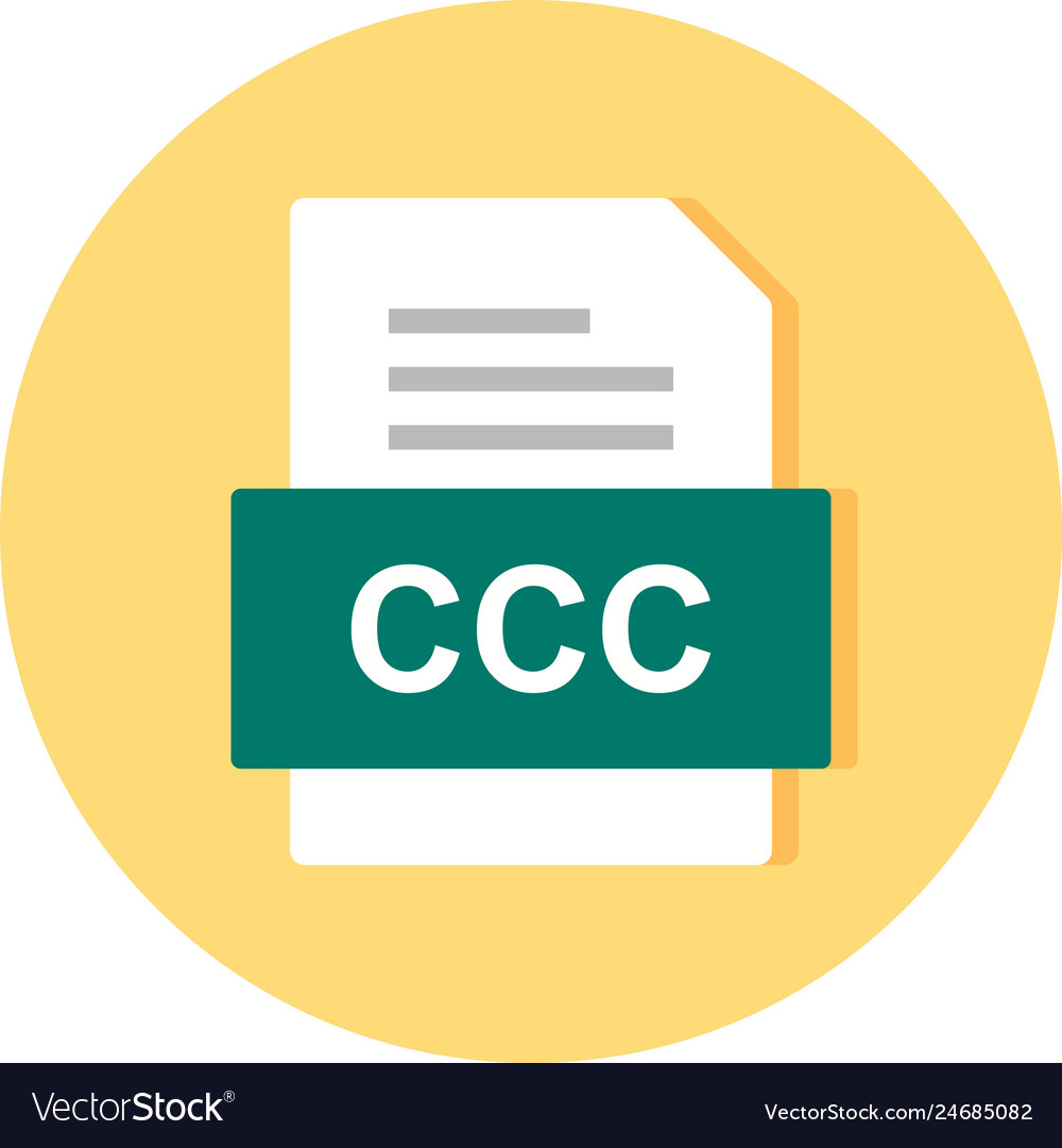Ccc Datei Dokument Symbol