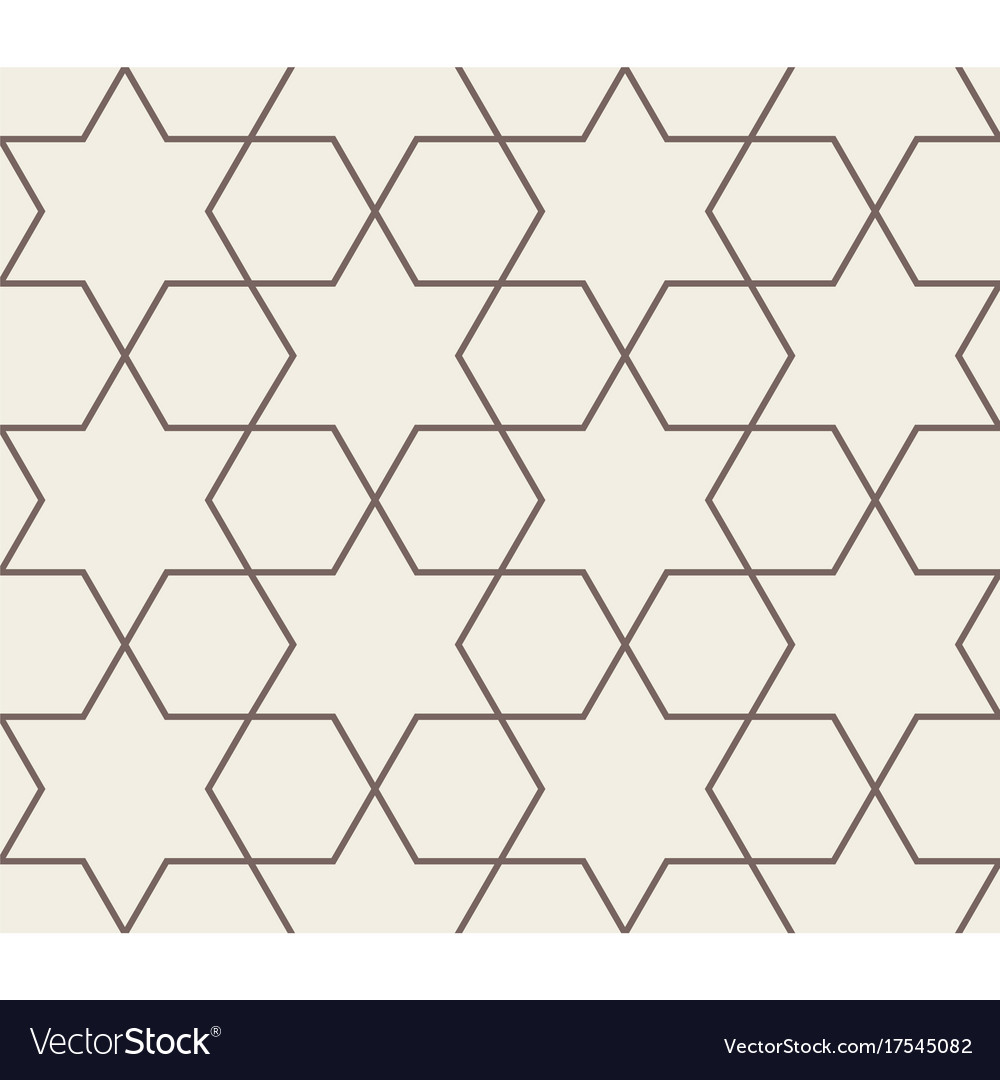 Hexagon Star Moroccan Pattern
