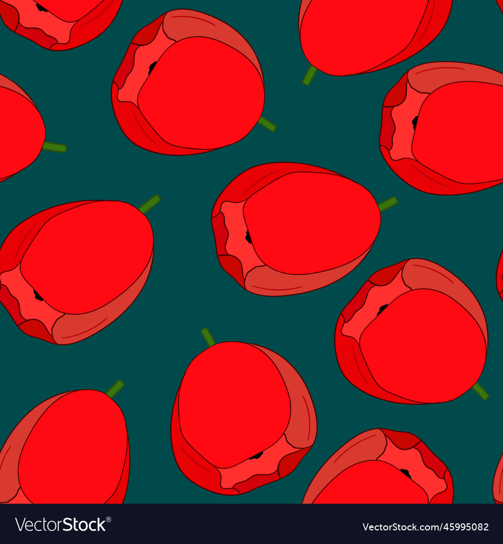 Spring colorful with red vector image Spring colorful with red