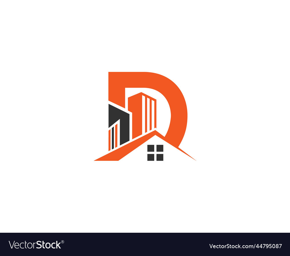 Abstract Building D Logo