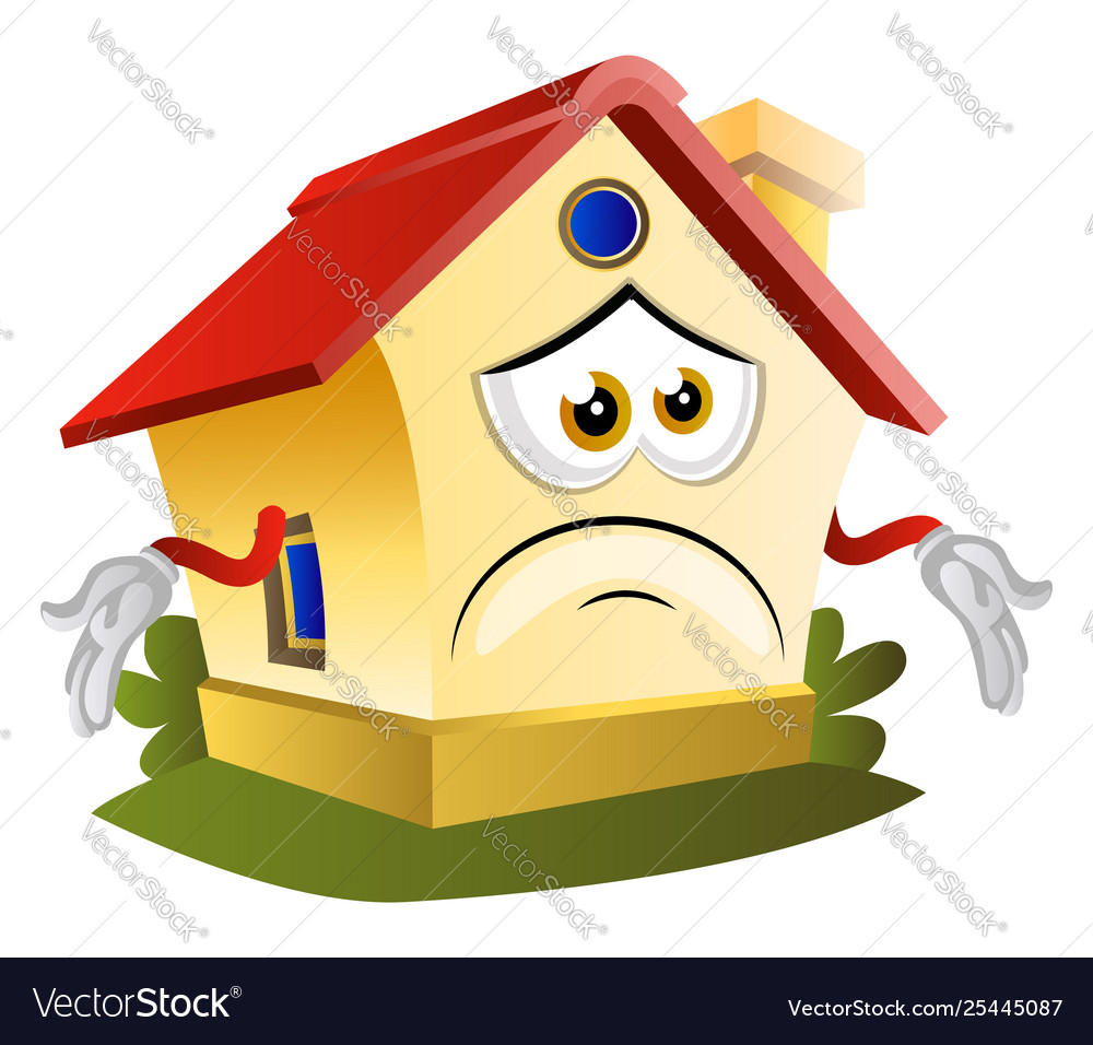 House dont have an idea on white background