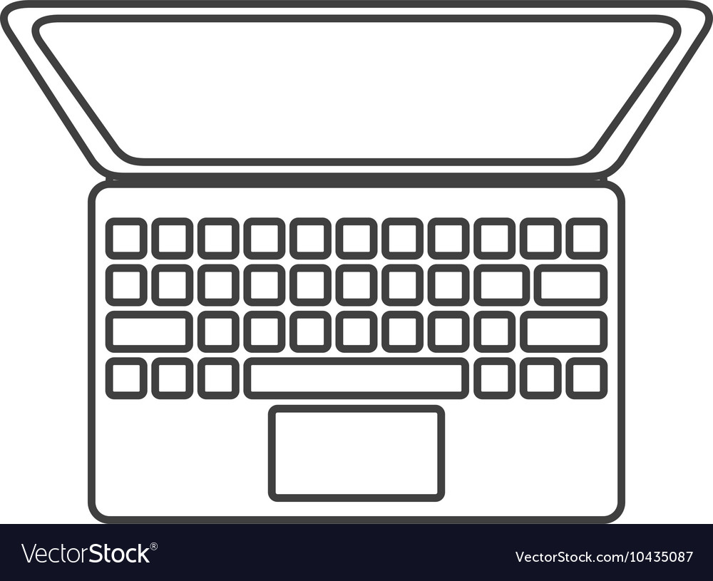 Laptop computer portable icon
