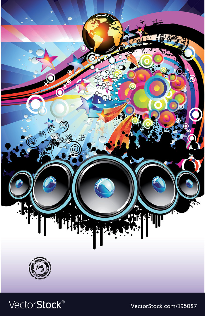 Music background Royalty Free Vector Image - VectorStock