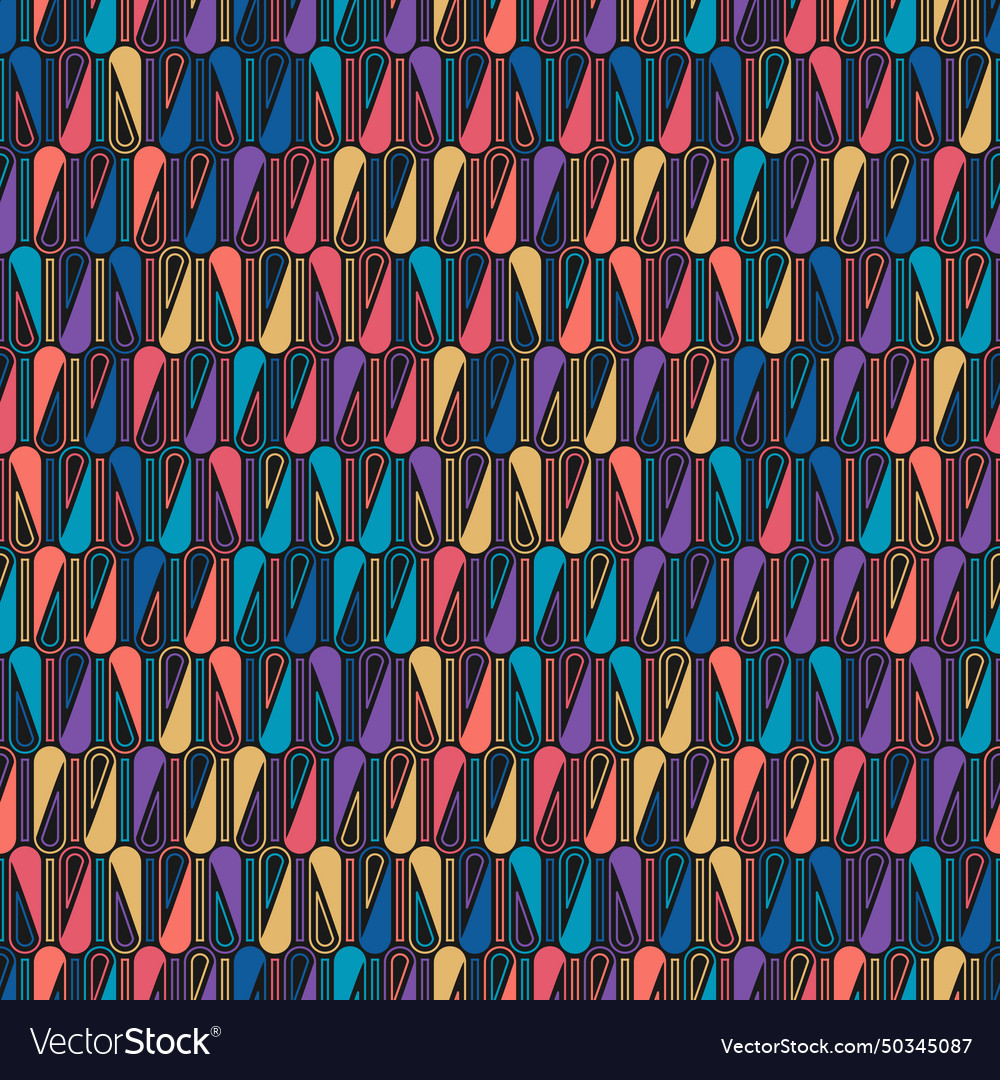 Seamless color pattern of abstract geometric vector image Seamless color pattern of abstract geometric