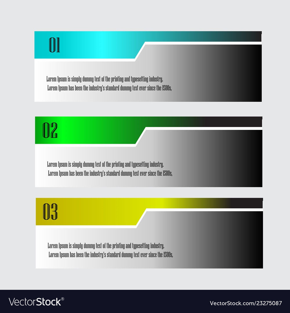 Set of abstract design templates