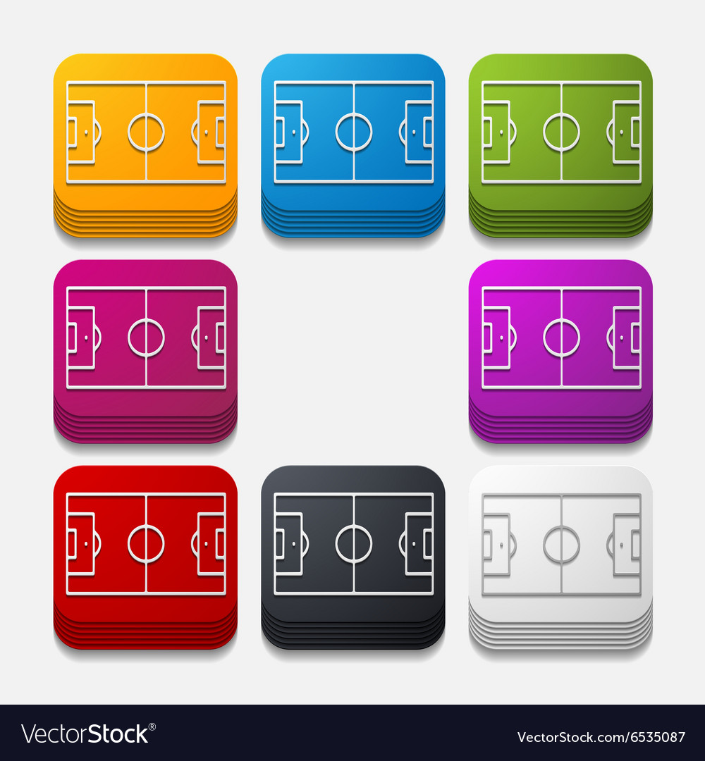 Square button playing field