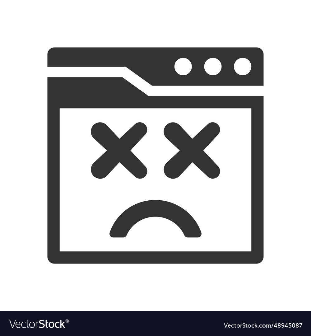 Unavailable page interface icon