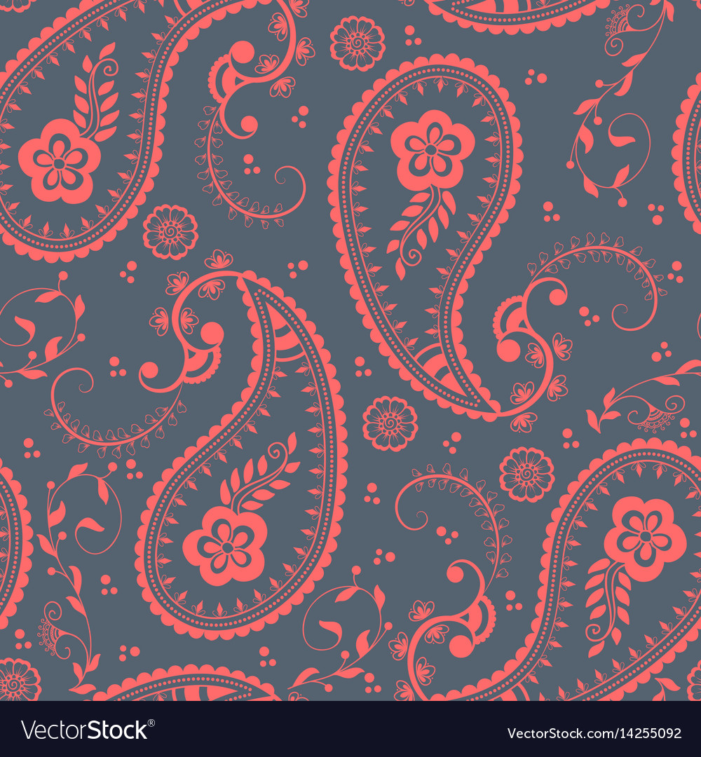 Floral seamless pattern element Royalty Free Vector Image