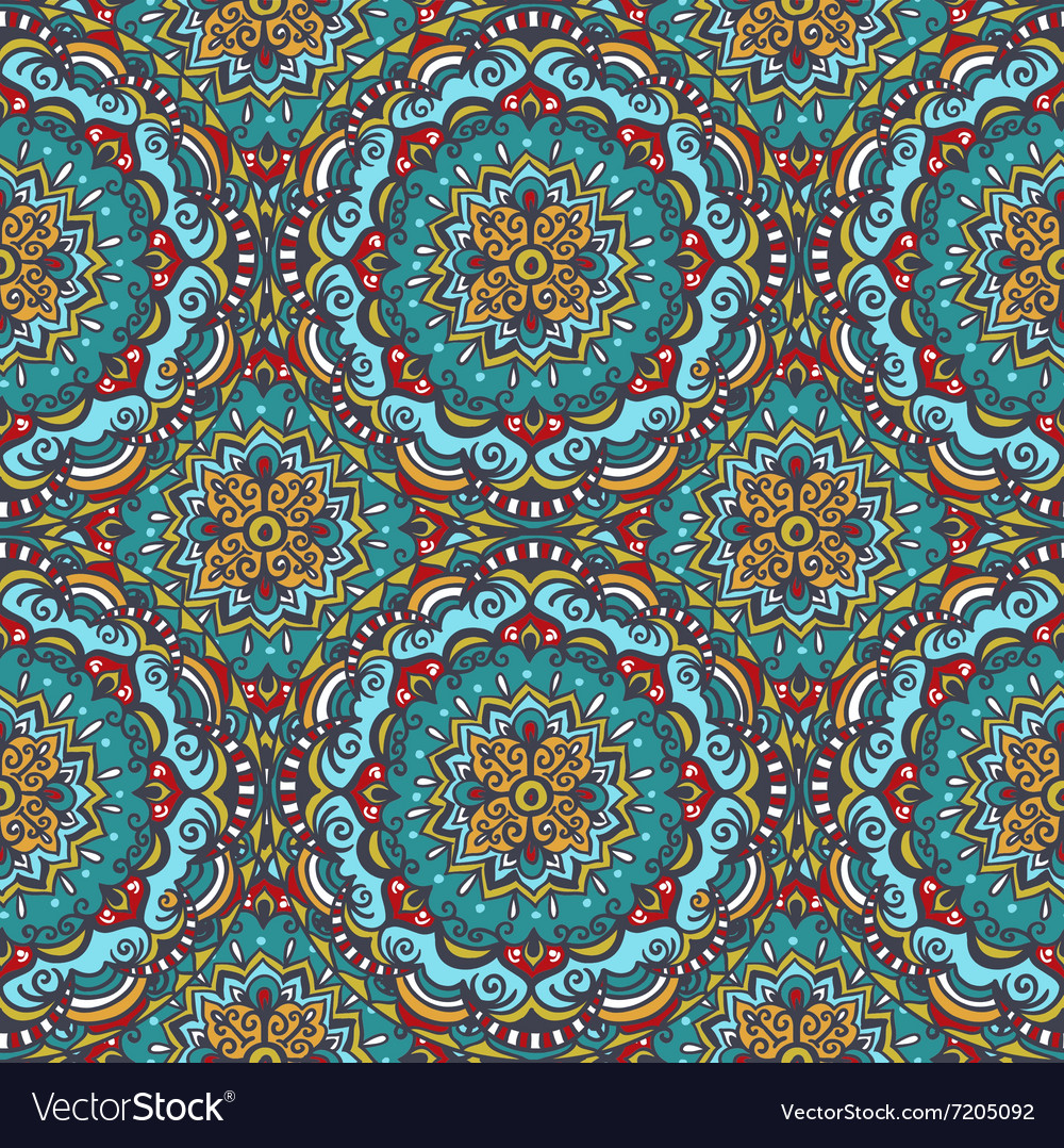 Seamless pattern islam arabic indian ottoman Vector Image