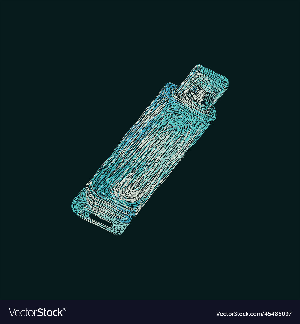 Flash disk usb artwork design